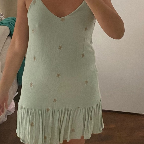 Storia Dresses & Skirts - Storia Mini Aqua Stars Dress